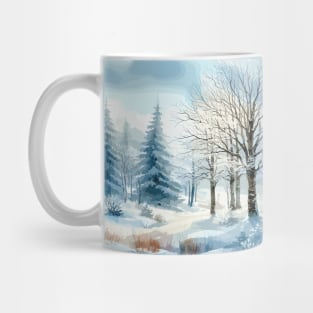 Winter Forest Winter Landscape Mug